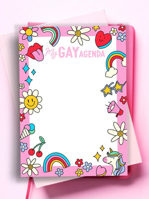 My Gay Agenda Notepad