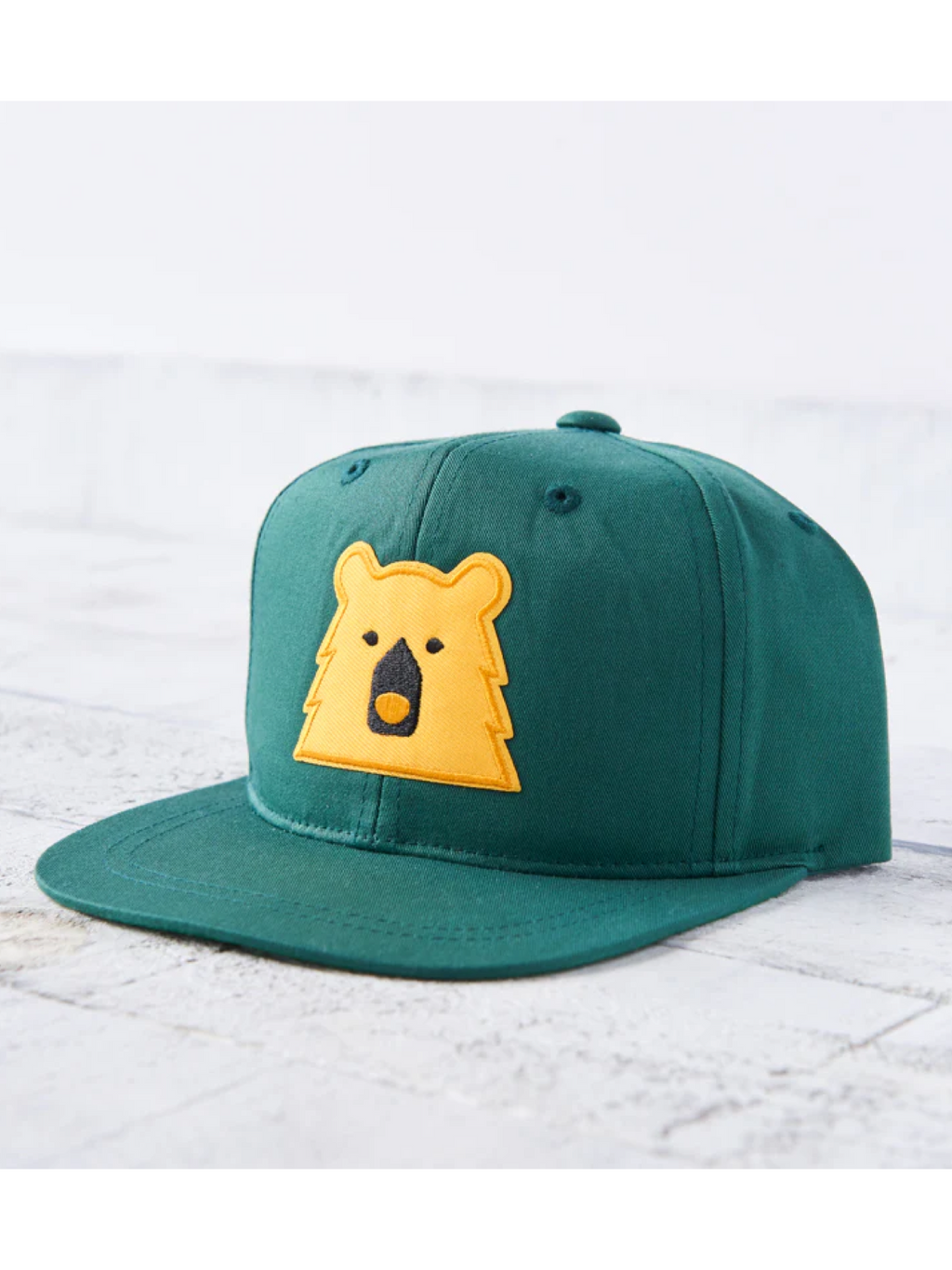 North Standard Kids/Youth Spruce/Yellow Bear Hat
