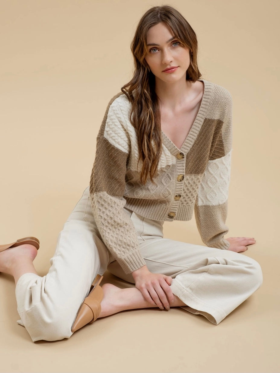 Zelda Cardigan- Beige