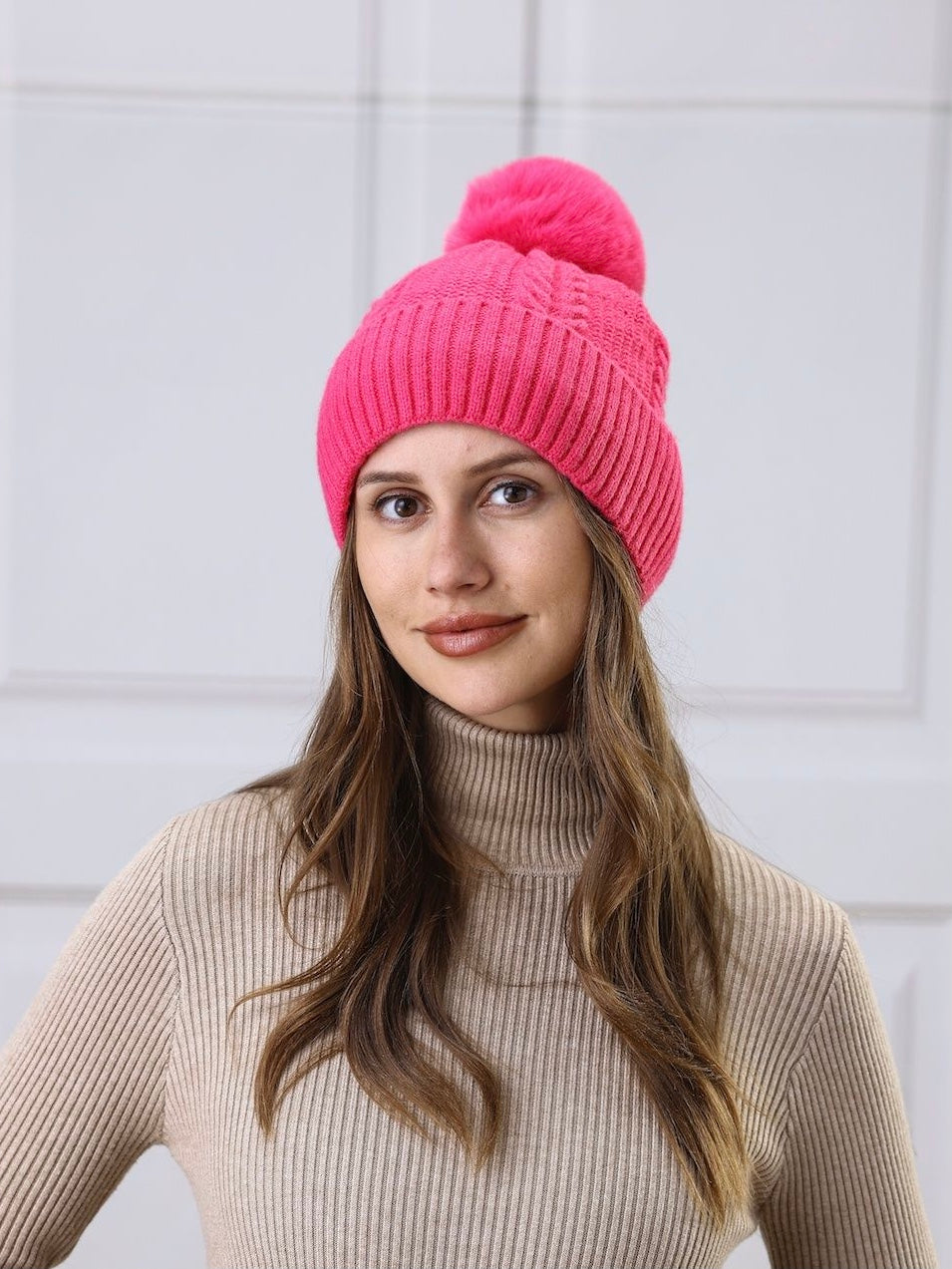 Pom Pom Knit Hats