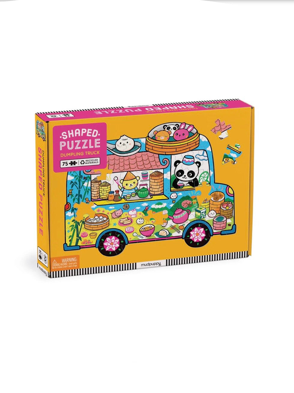 Dumpling Truck 75 Piece Shaped Puzzle