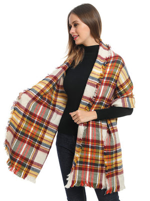 Light Plaid Scarf