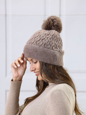 Pom Pom Knit Hats