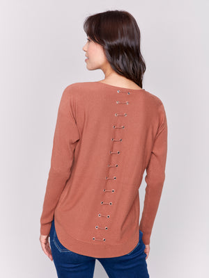 Dylan Sweater- Terracotta