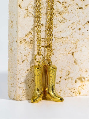 Cowboy Boot Necklace