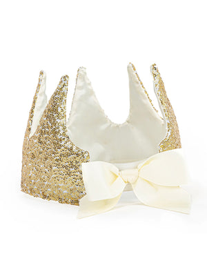 Gold Sequin Crown