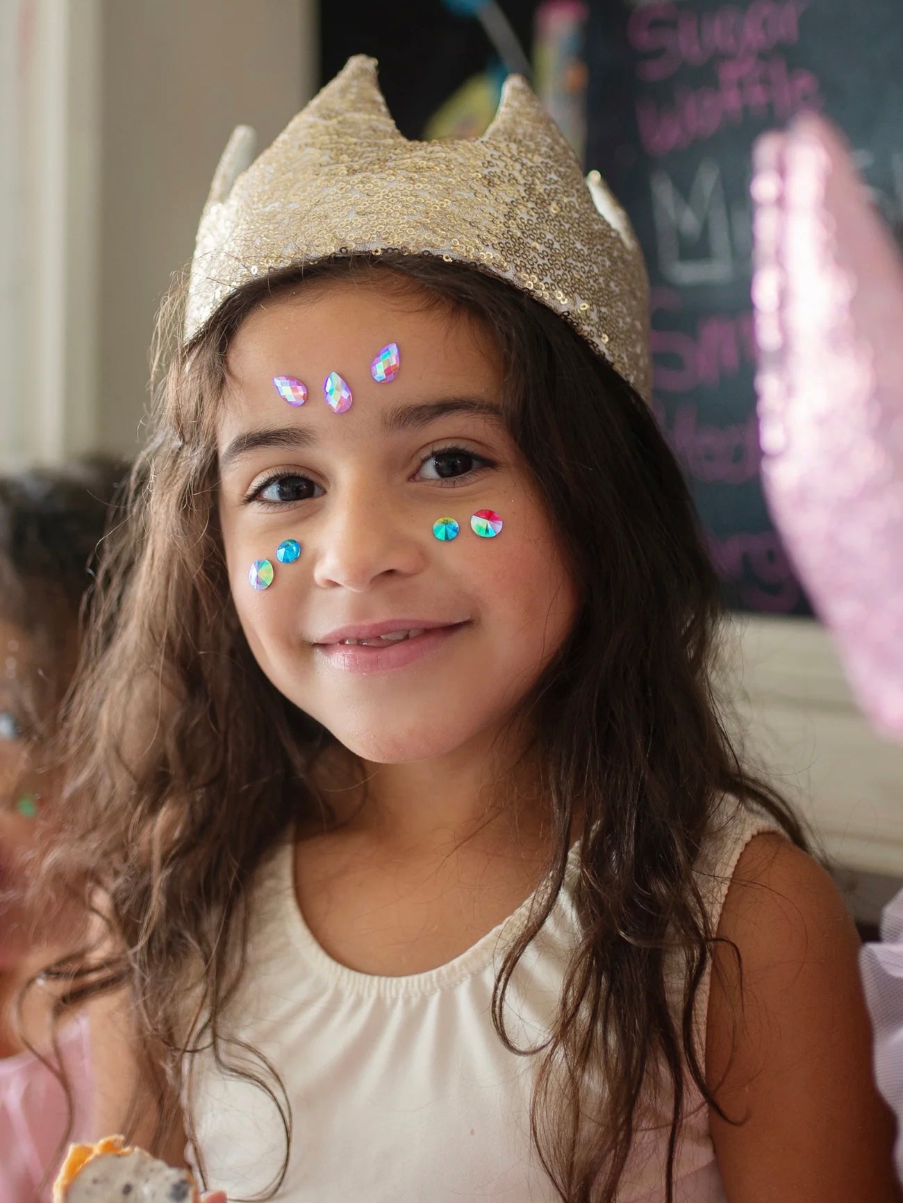 Gold Sequin Crown