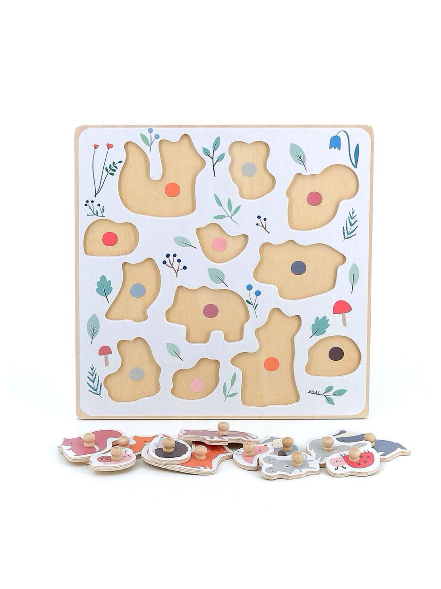 Forest Animals Peg Puzzle