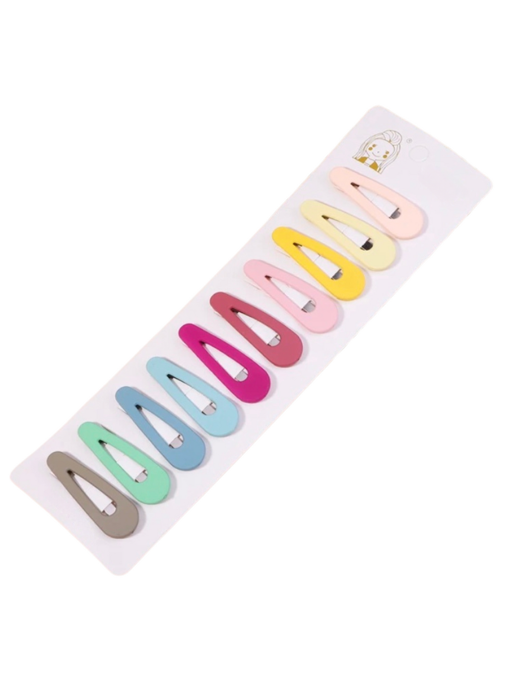 10 Piece Clip Set Drop Shaped