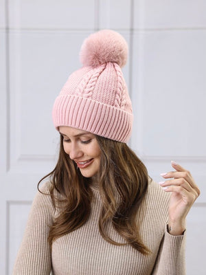 Pom Pom Knit Hats