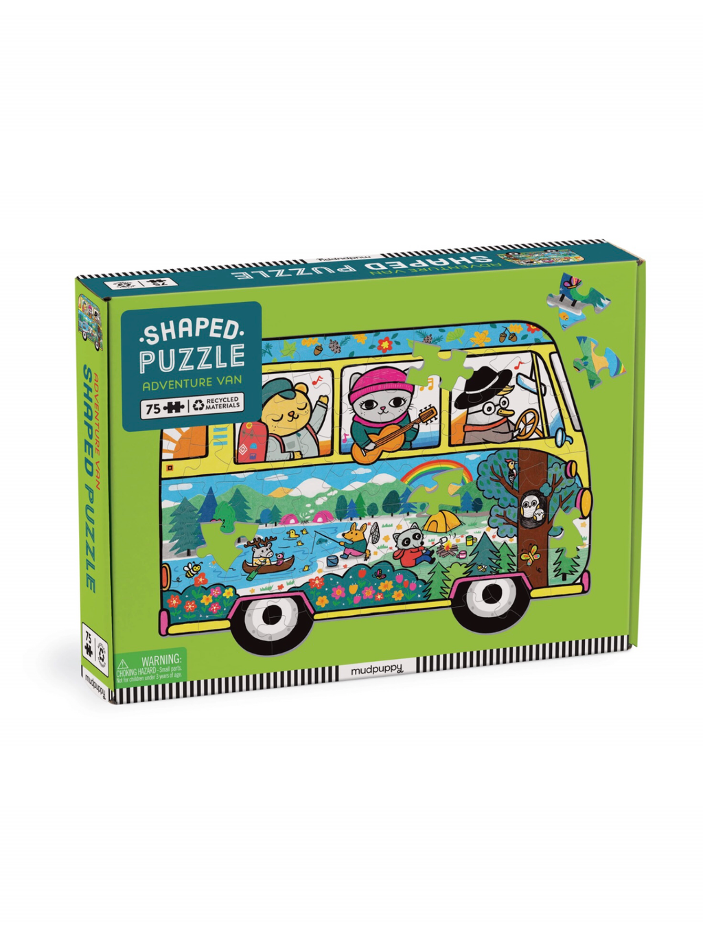 Adventure Van 75 Piece Shaped Puzzle