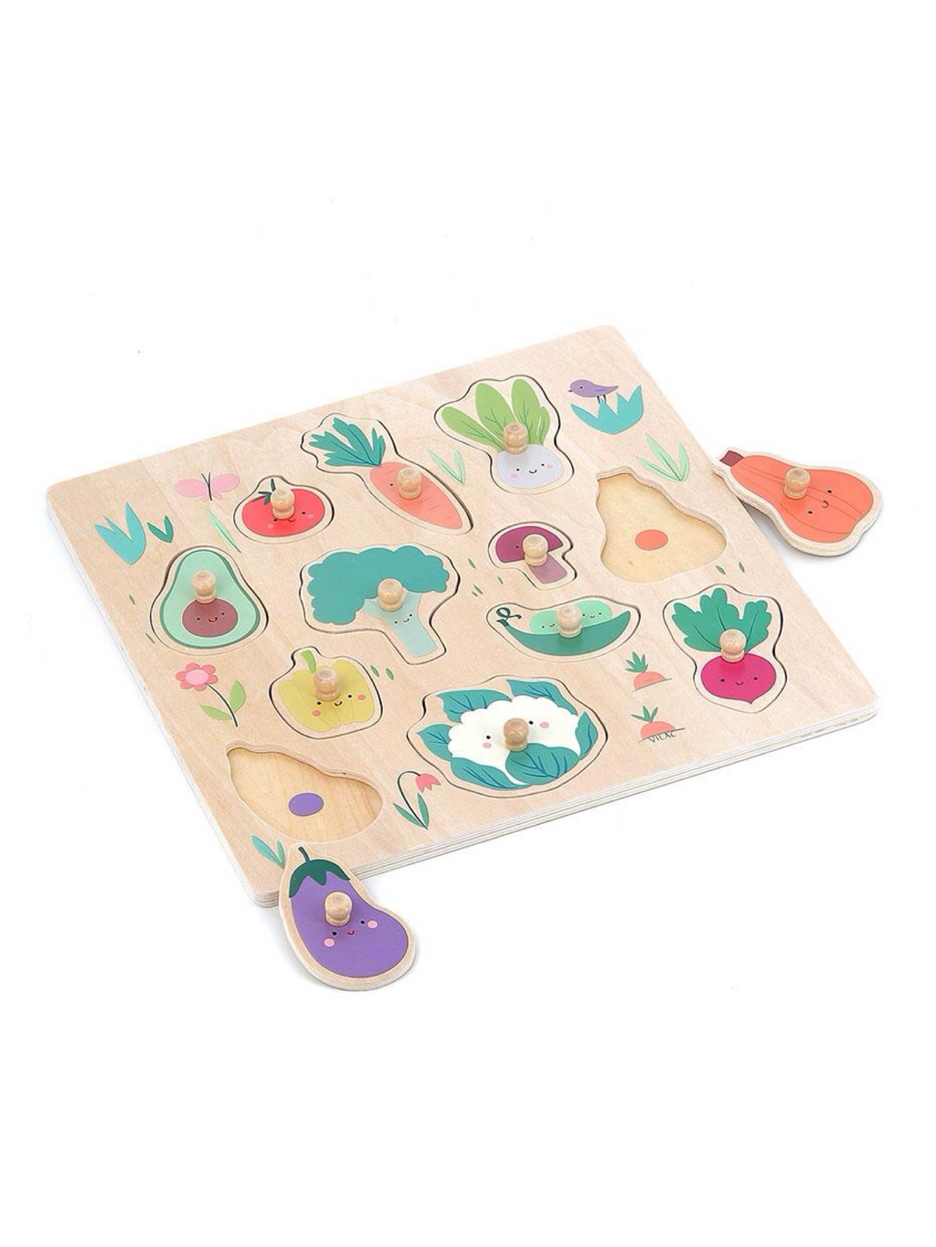 Vegetables Peg Puzzle