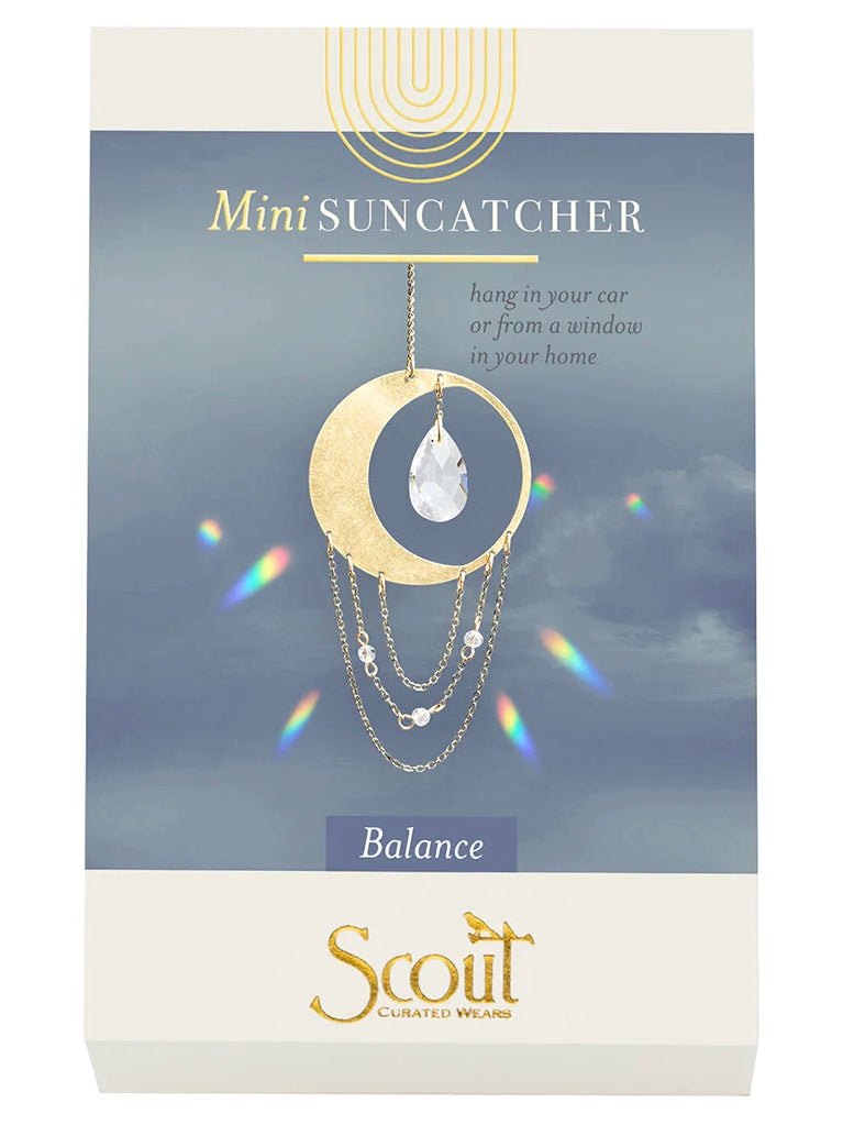 Mini Suncatcher- Crescent Moon