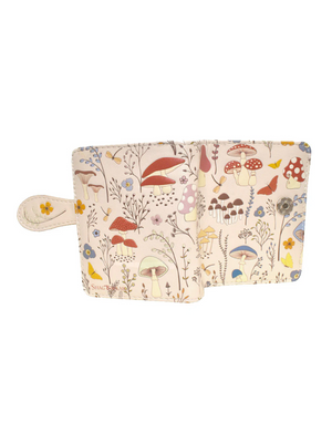 Mushroom Small Wallet- White