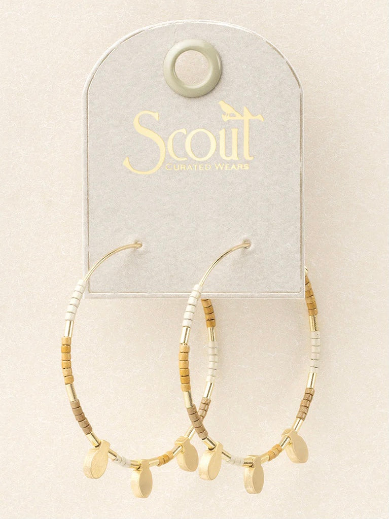 Miyuki Large Hoop - Multi/Gold