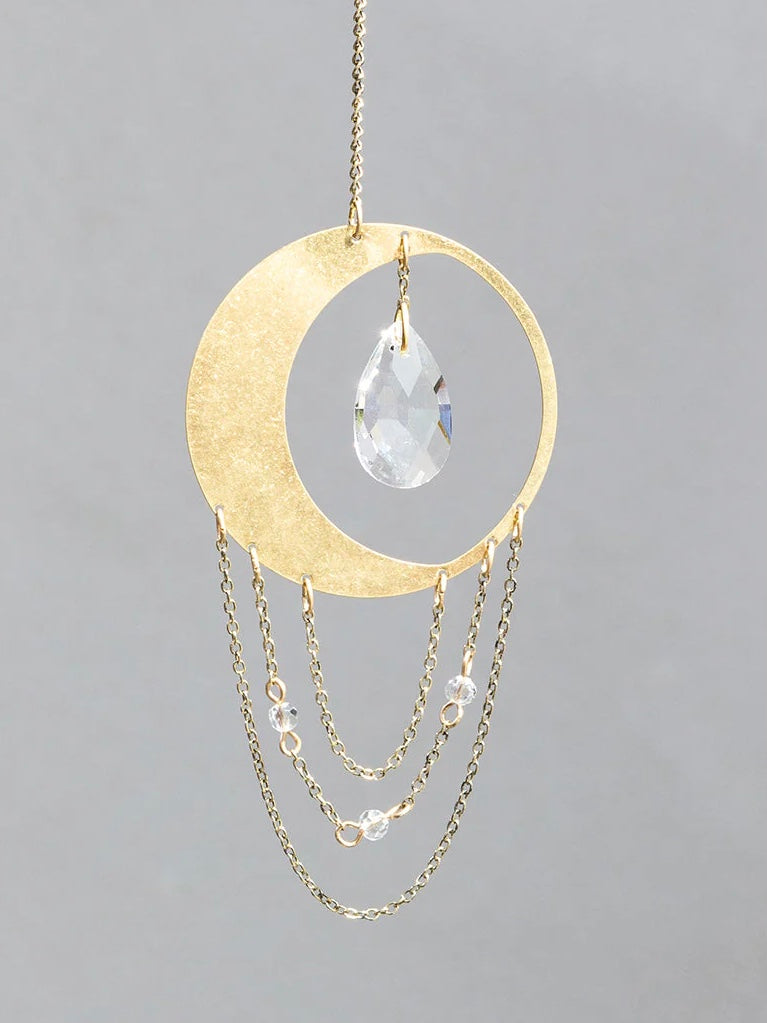 Mini Suncatcher- Crescent Moon