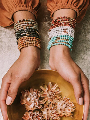 Blue Sky Jasper Wrap Bracelet/Necklace