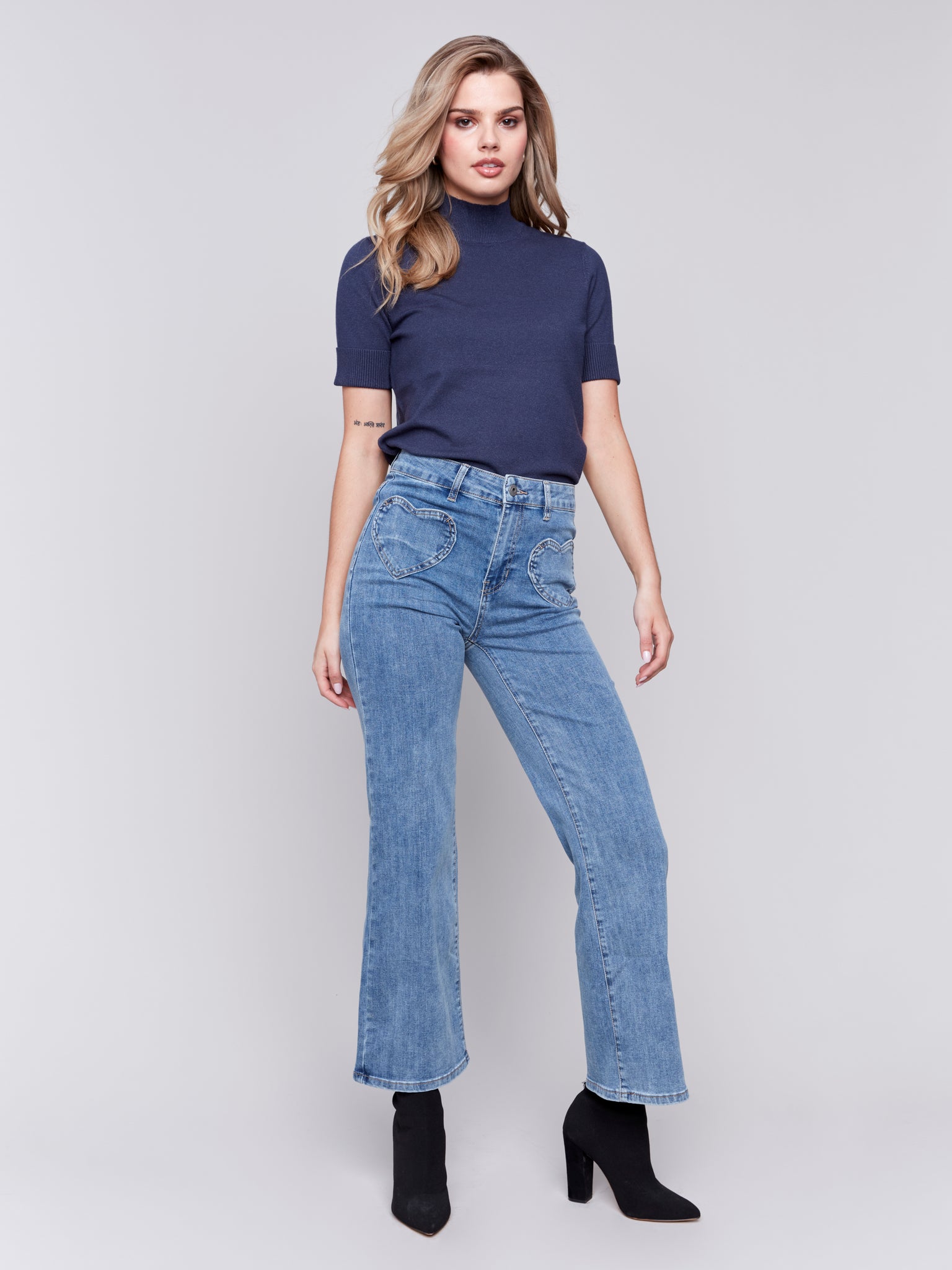 Mia Heart Pocket Pants