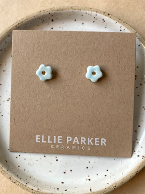 Ceramic Flower Studs