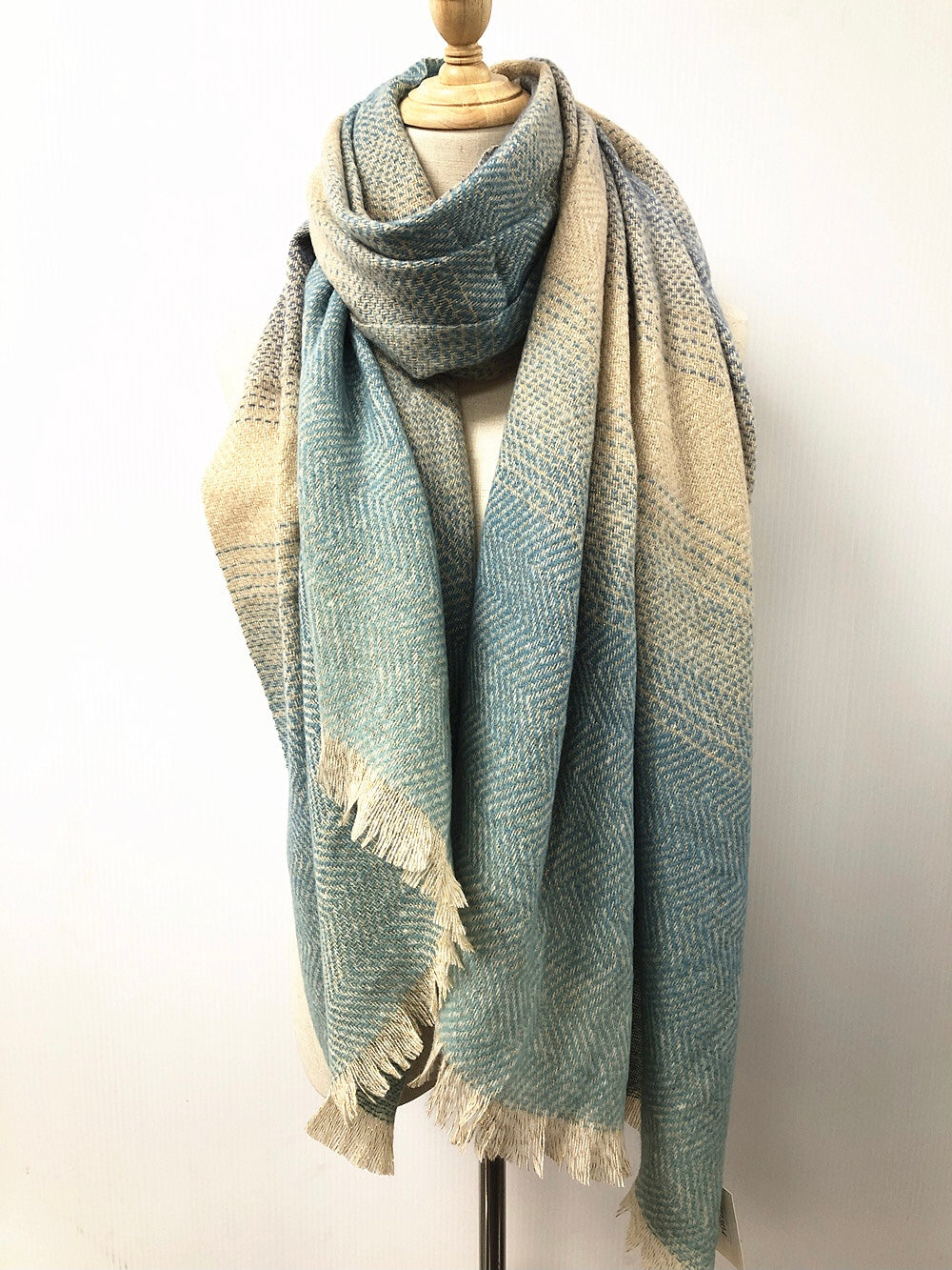 Blue Ombre Scarf