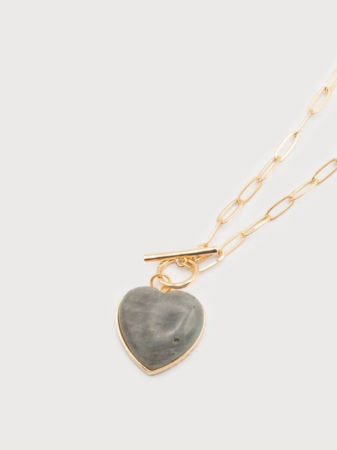 Heart Stone Necklace