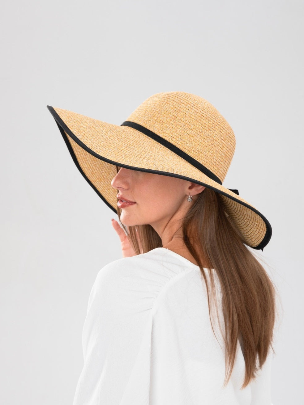 Wide Brim Straw Hat