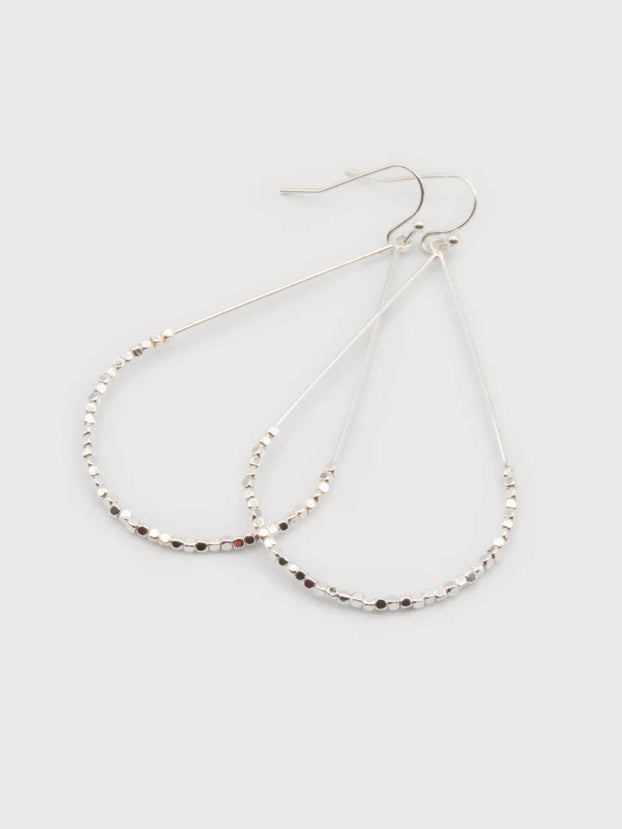 Teardrop Beaded Earrings