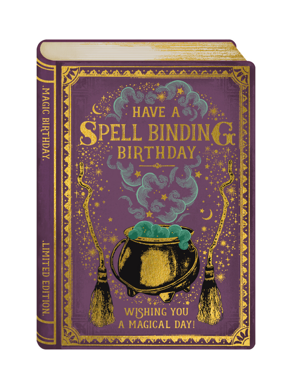 Spell Binding Birthday Book Card