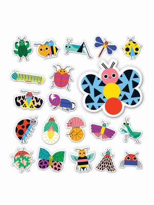 Bug Out Stickable Foam Bath Shapes