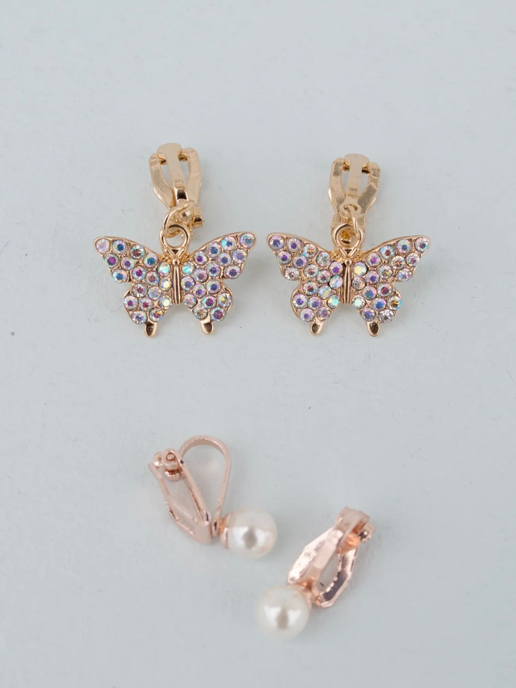 Boutique Butterfly Clip Earrings