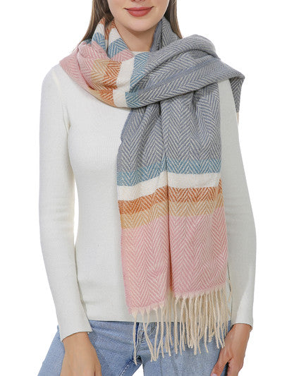 Chevron Striped Scarf