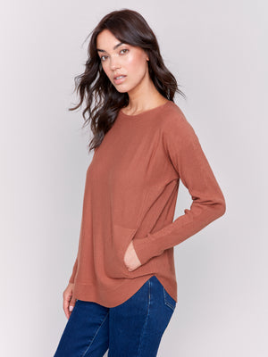 Dylan Sweater- Terracotta