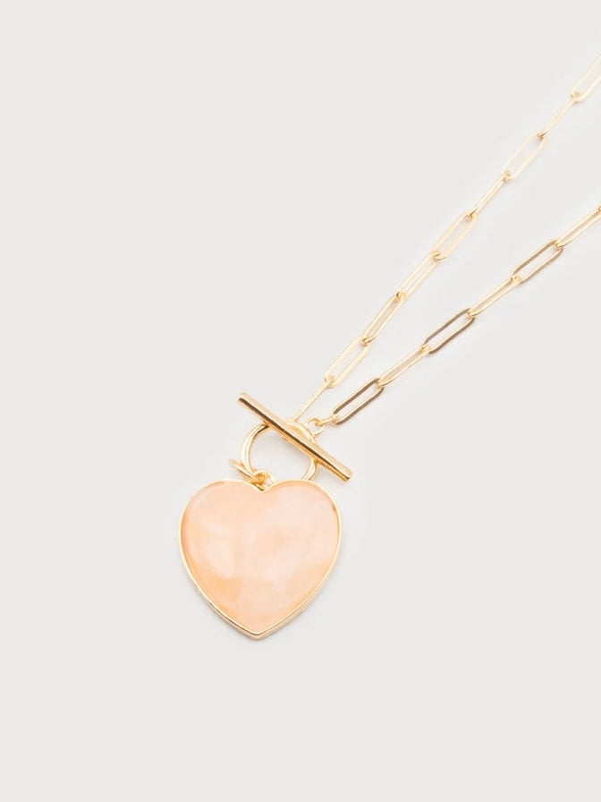 Heart Stone Necklace