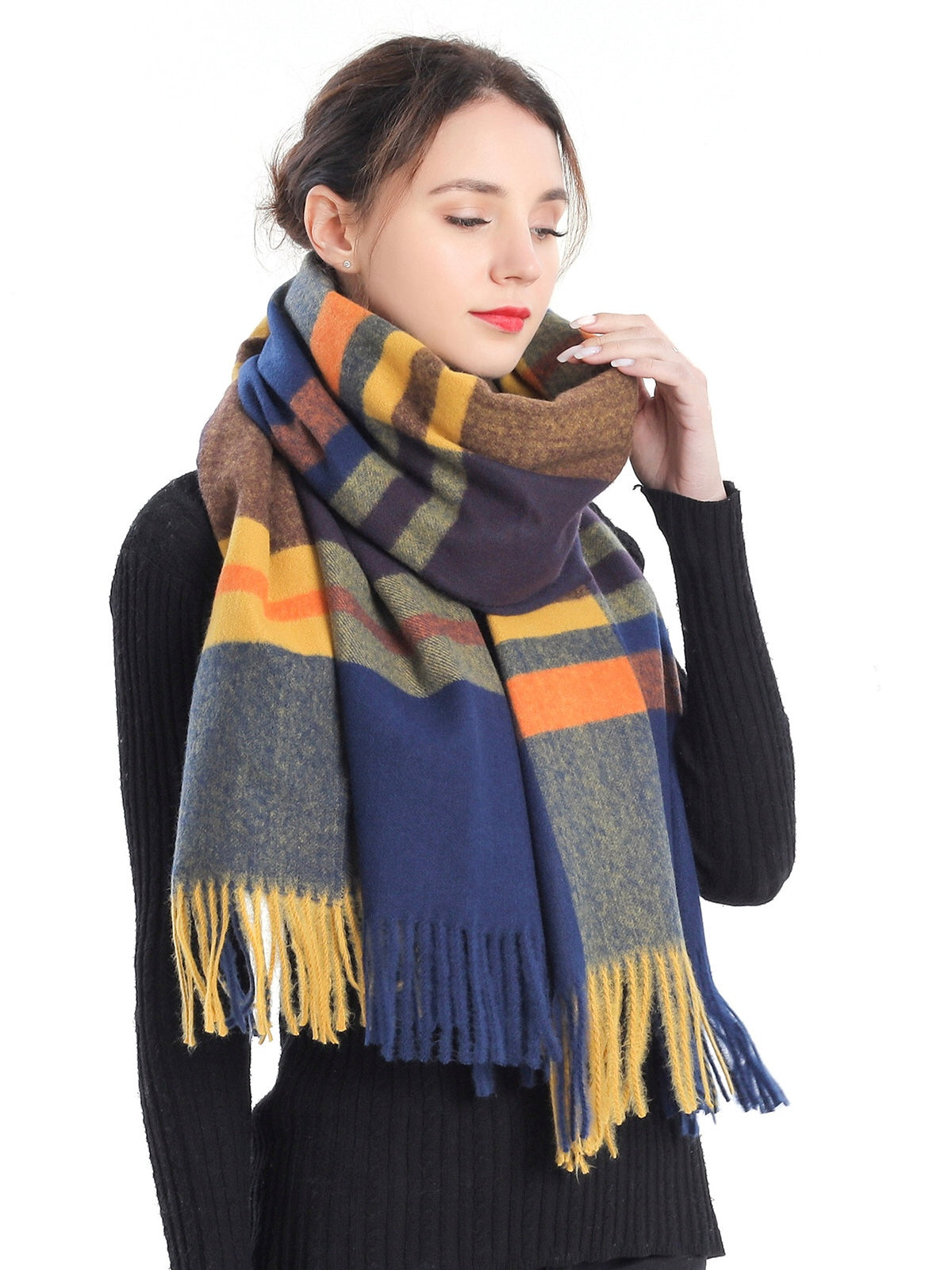 Colourful Plaid Scarf