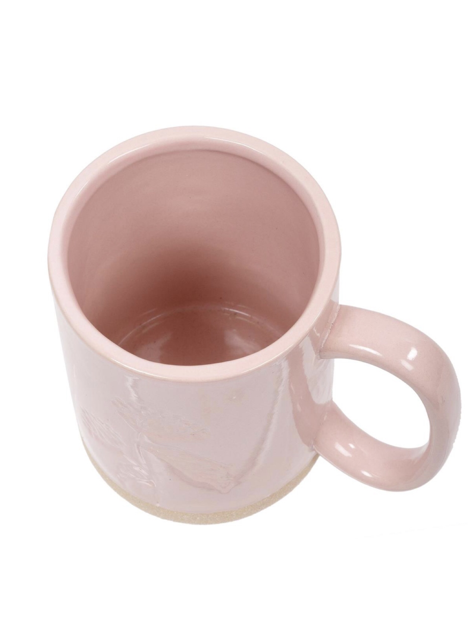 Embossed Flower Mug- Pink