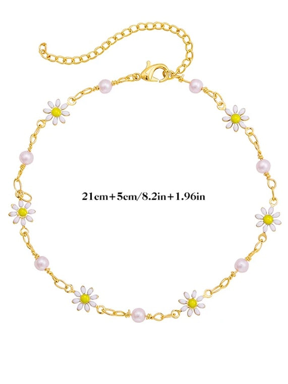 Daisy Anklet