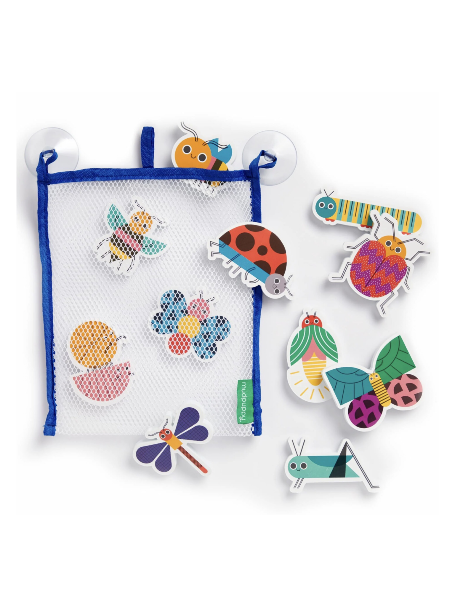 Bug Out Stickable Foam Bath Shapes