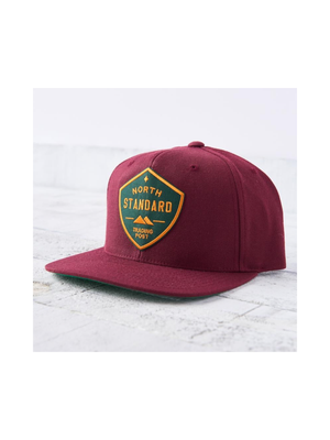 North Standard Maroon Shield Hat