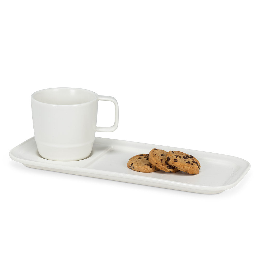 White Mug Tray